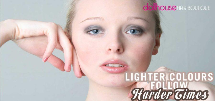Lighter colours follow hard times